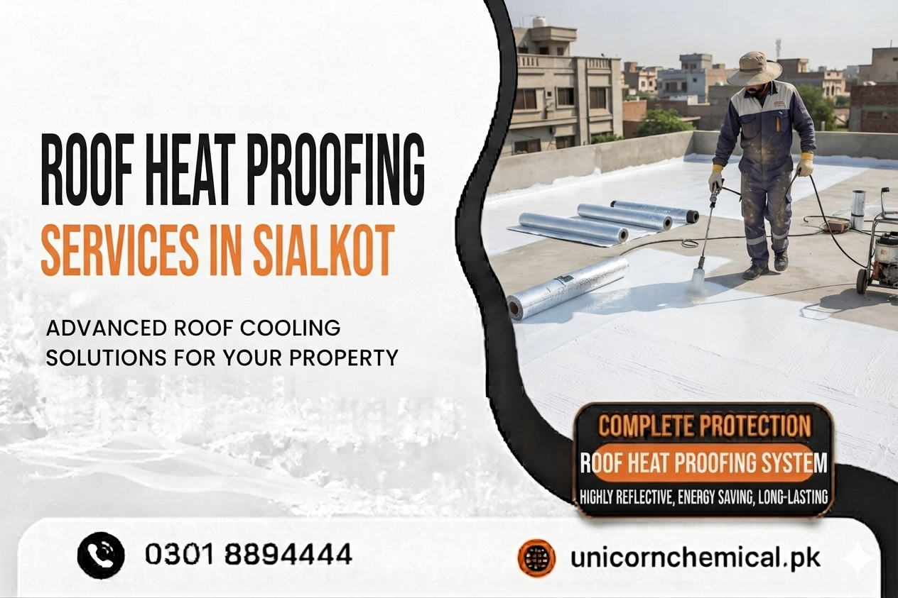 Roof Heat Proofing in Sialkot