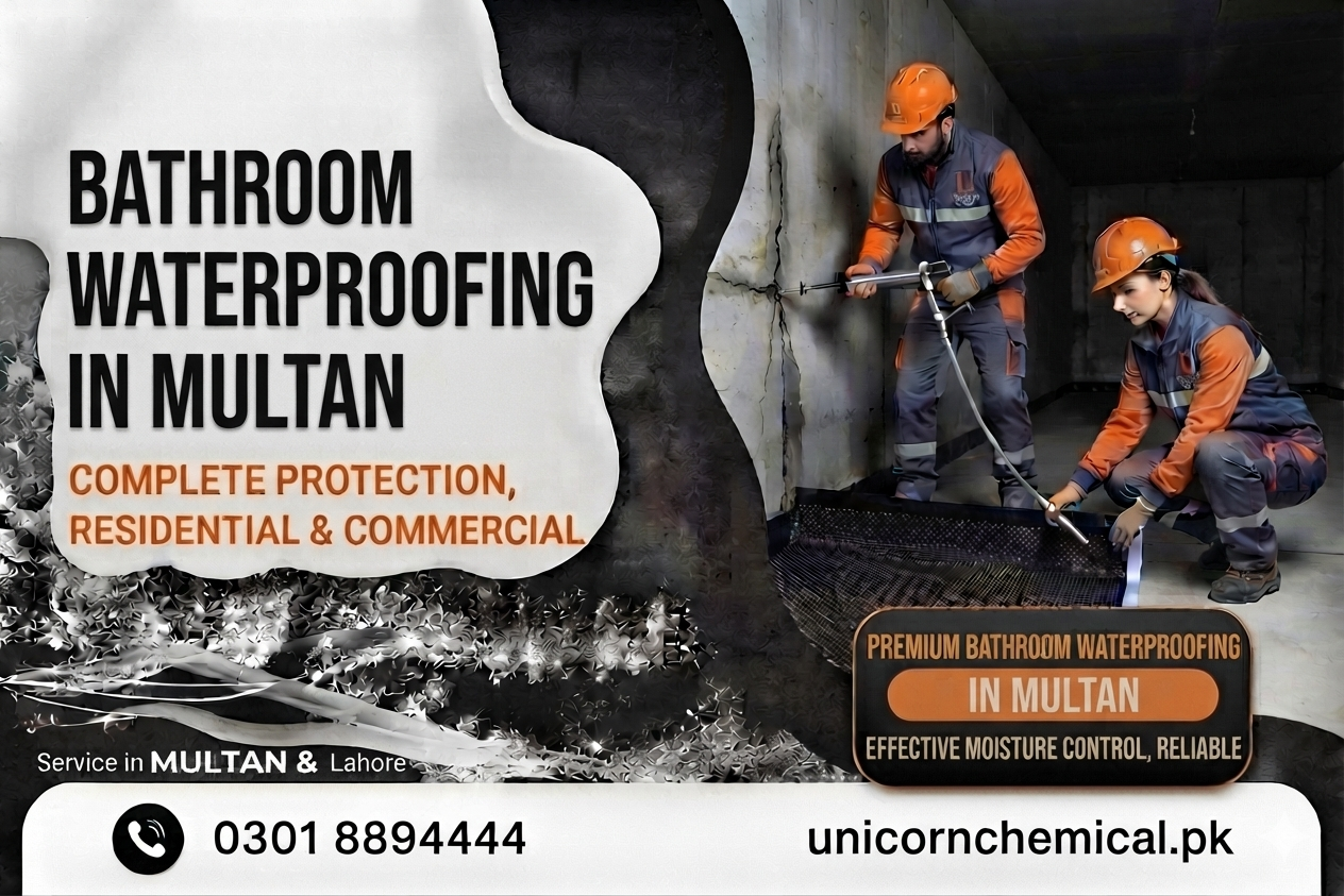 Professional Bathroom Waterproofing Services in Multan