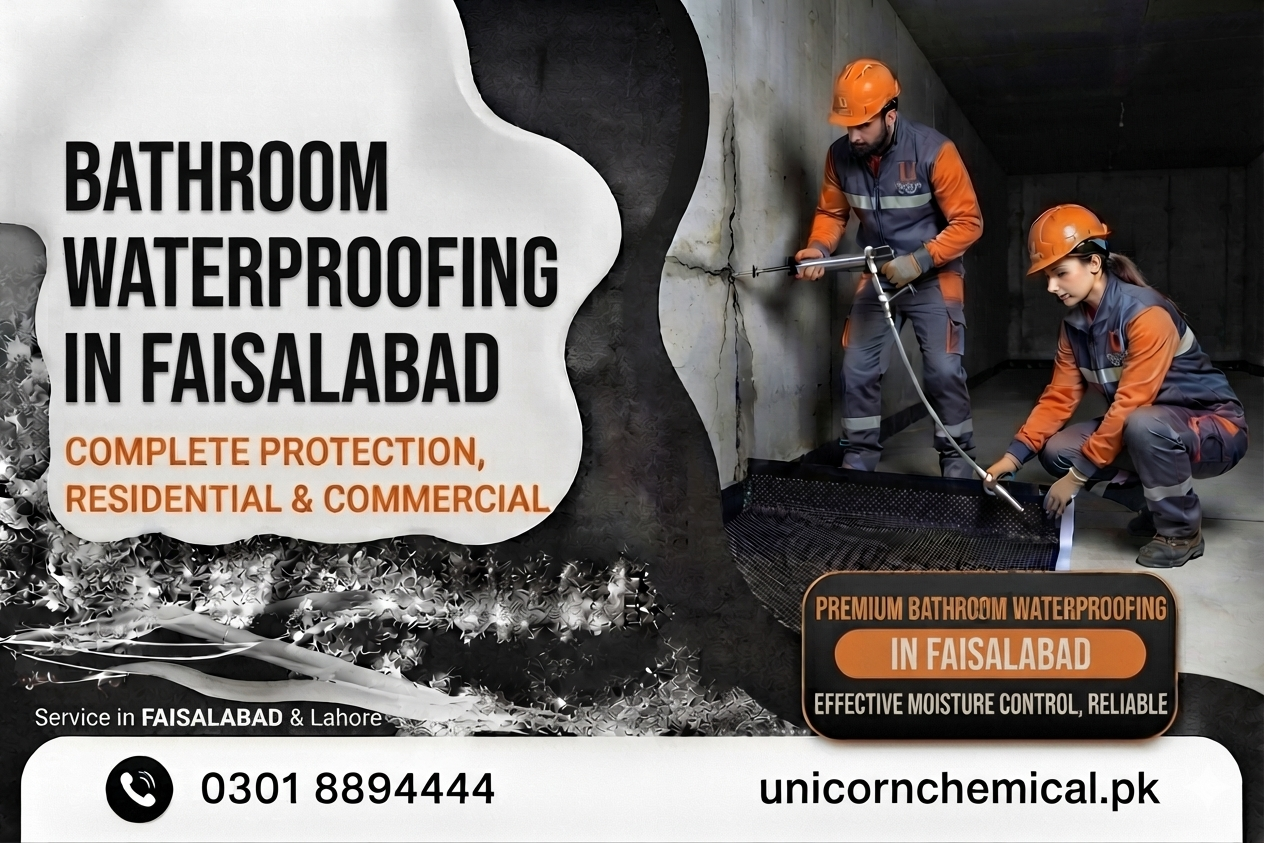 Professional Bathroom Waterproofing Services in Faisalabad