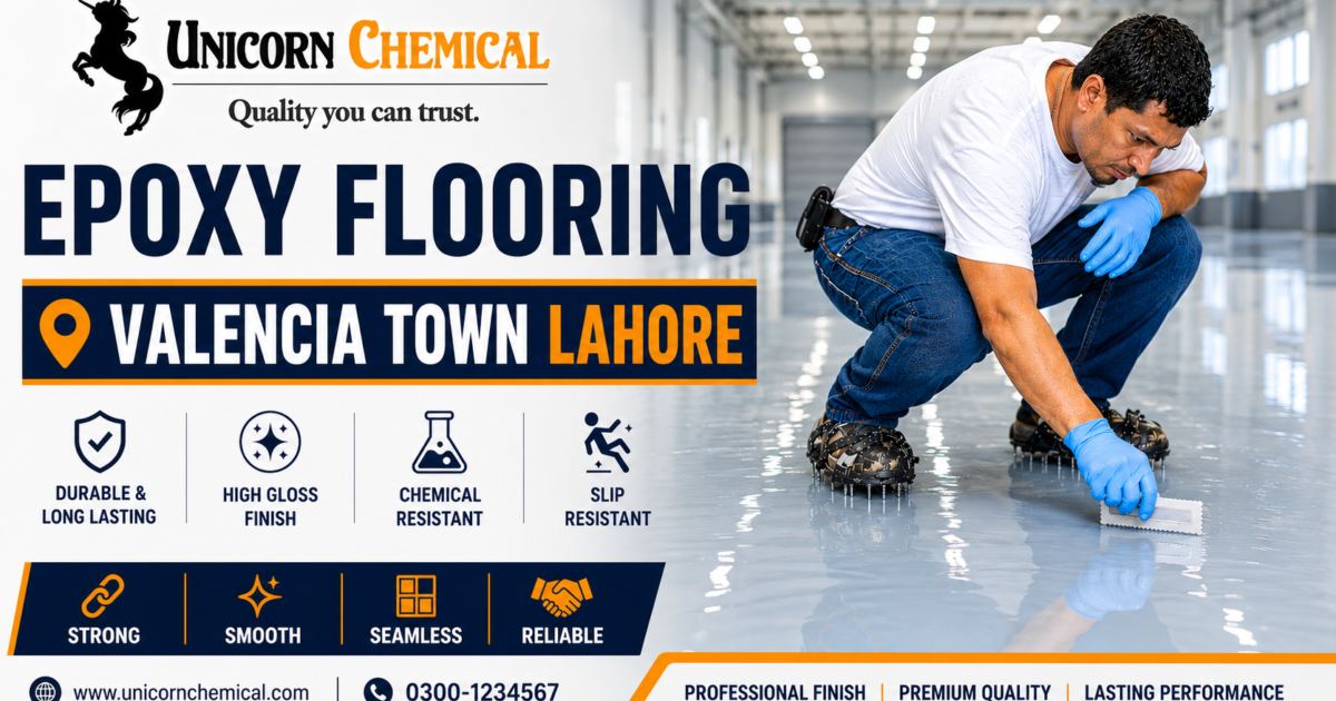 epoxy flooring Valencia Town Lahore