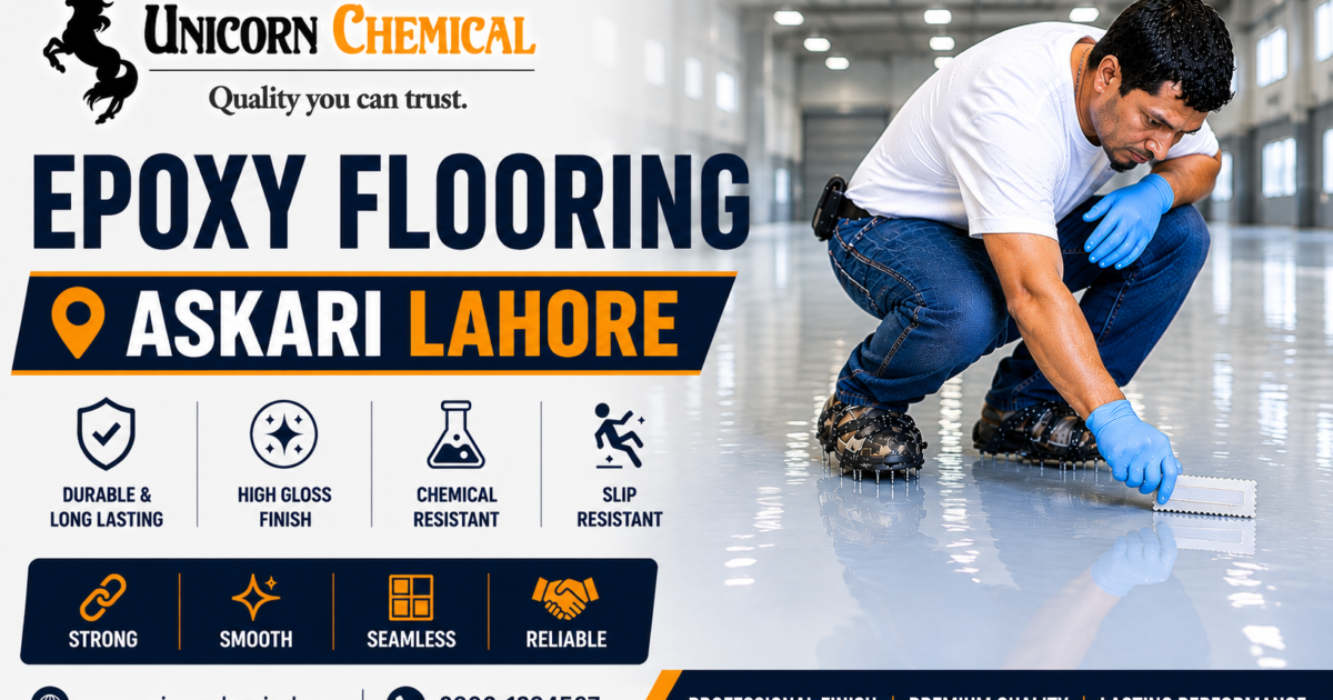 epoxy flooring Askari Lahore