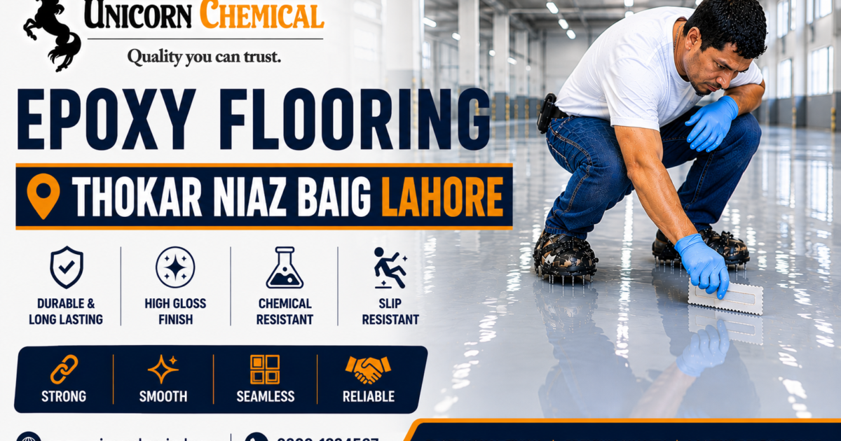epoxy flooring Thokar Niaz Baig Lahore
